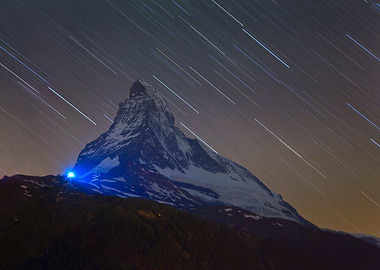 Night photo Matterhorn