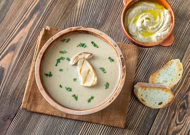 Creamy mushroom soup