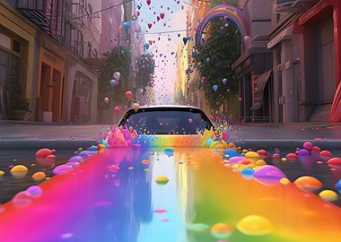 drown in the rainbow