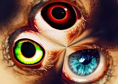 Eyes triple sick horror st