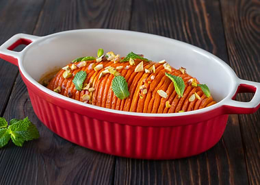 Hasselback pumpkin