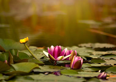 Water lily flowers