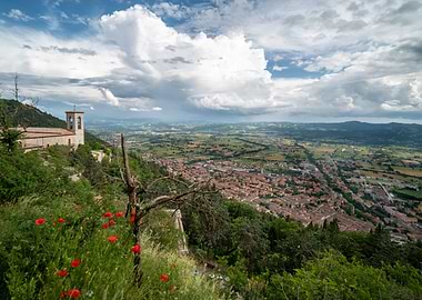 Panorama of Gubbio