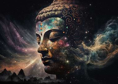 Japanese meditating buddha