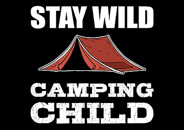 Camping Child Camper And A