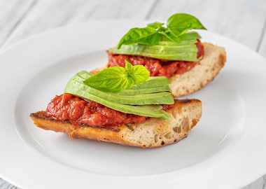 Bruschettas with tomato