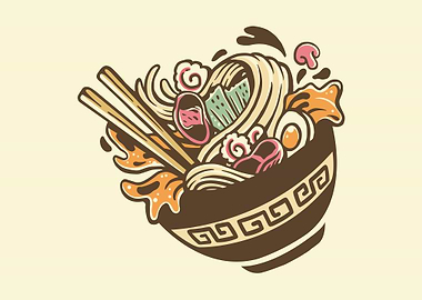 Japanese Ramen Noodle