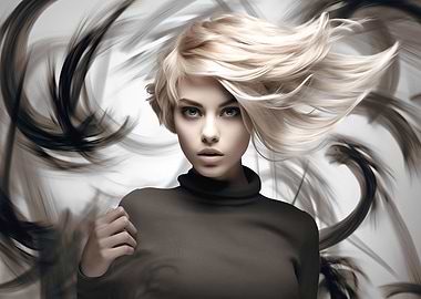 woman with blonde hair