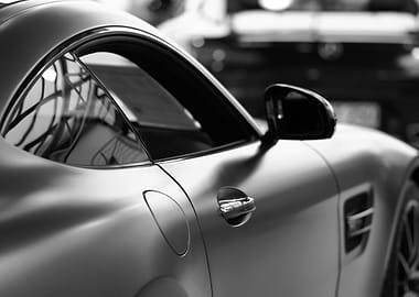 Automobile side view