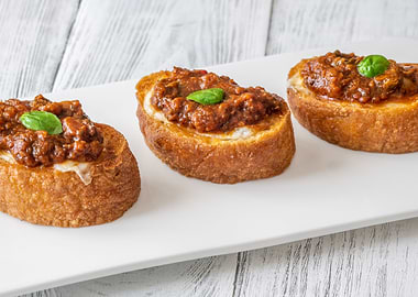 Ciabatta bruschettas