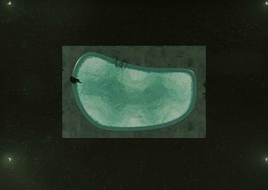 Pool Back Scene 3 3D