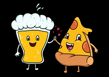 Beer Pizza Pair