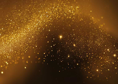 Gold glitter spiral backgr