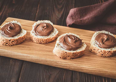 Baguette with nutella