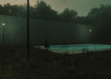 Pool Back Scene 2 3D