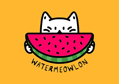 Watermeowlon Watermelon Ca