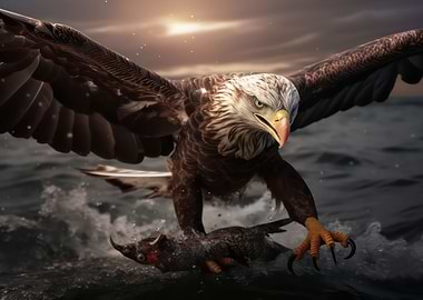 Eagle Catch of the Day