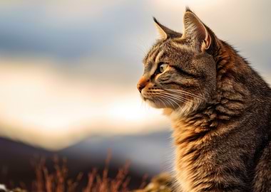 Majestic Wild Cat