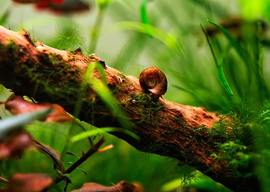 Planorbarius avatar snail