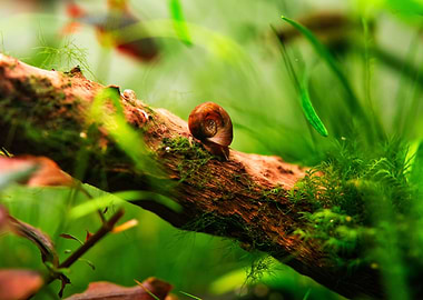 Planorbarius avatar snail