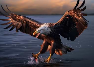Eagle Catch of the Day