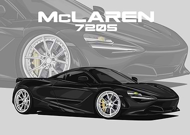 mclaren 720s black