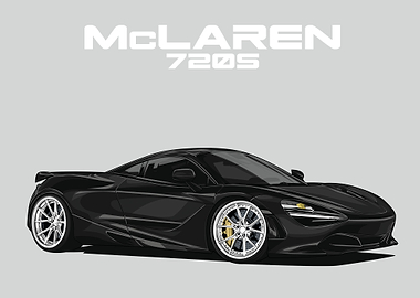 mclaren 720s black