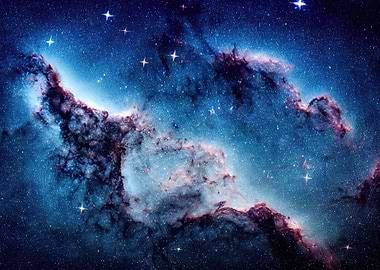 abstract glowing space