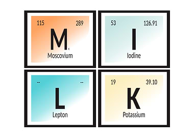 Milk Periodic Table