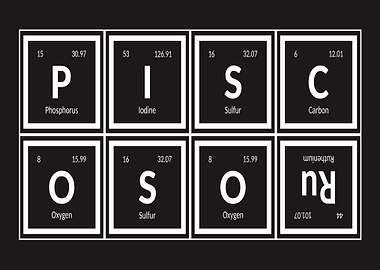 Piscosour Periodic Table