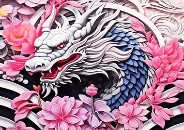 painting of a dragon