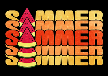 Retro Summer Watermelon