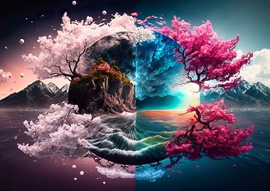 Natural Japanese Landscape