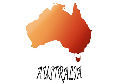 Australia Silhouette