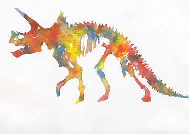 Dinosaur artwork painting