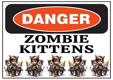 Danger Zombie Kittens