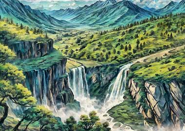 River in the mountains