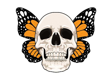 Skull Butterfly