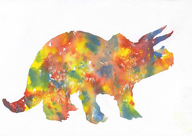 Dinosaur artwork painting