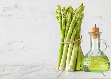 Bunch of fresh asparagus