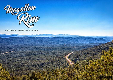 Mogollon Rim in Arizona