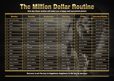 The Million Dollar Routine