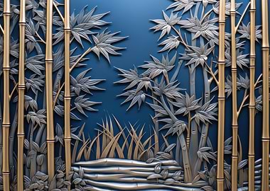 Bamboo Paradise Art Deco