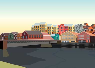 Norway landscape in summer