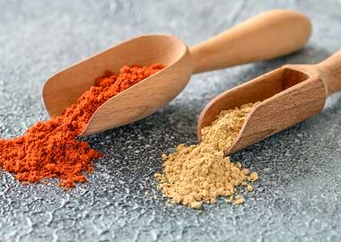 Red paprika and ginger