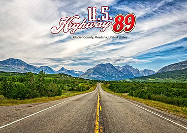 US Highway 89 Montana