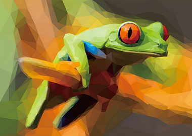 Low Poly Frog
