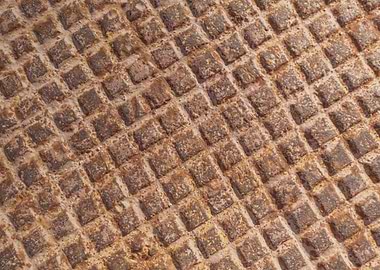Grid texture rusty metal a