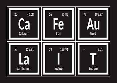 Cafe au Lait Elements