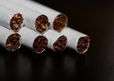 Cigarettes close up